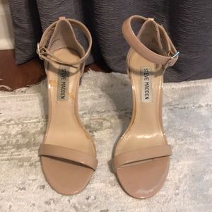 Steven Madden Strappy Nude Heels